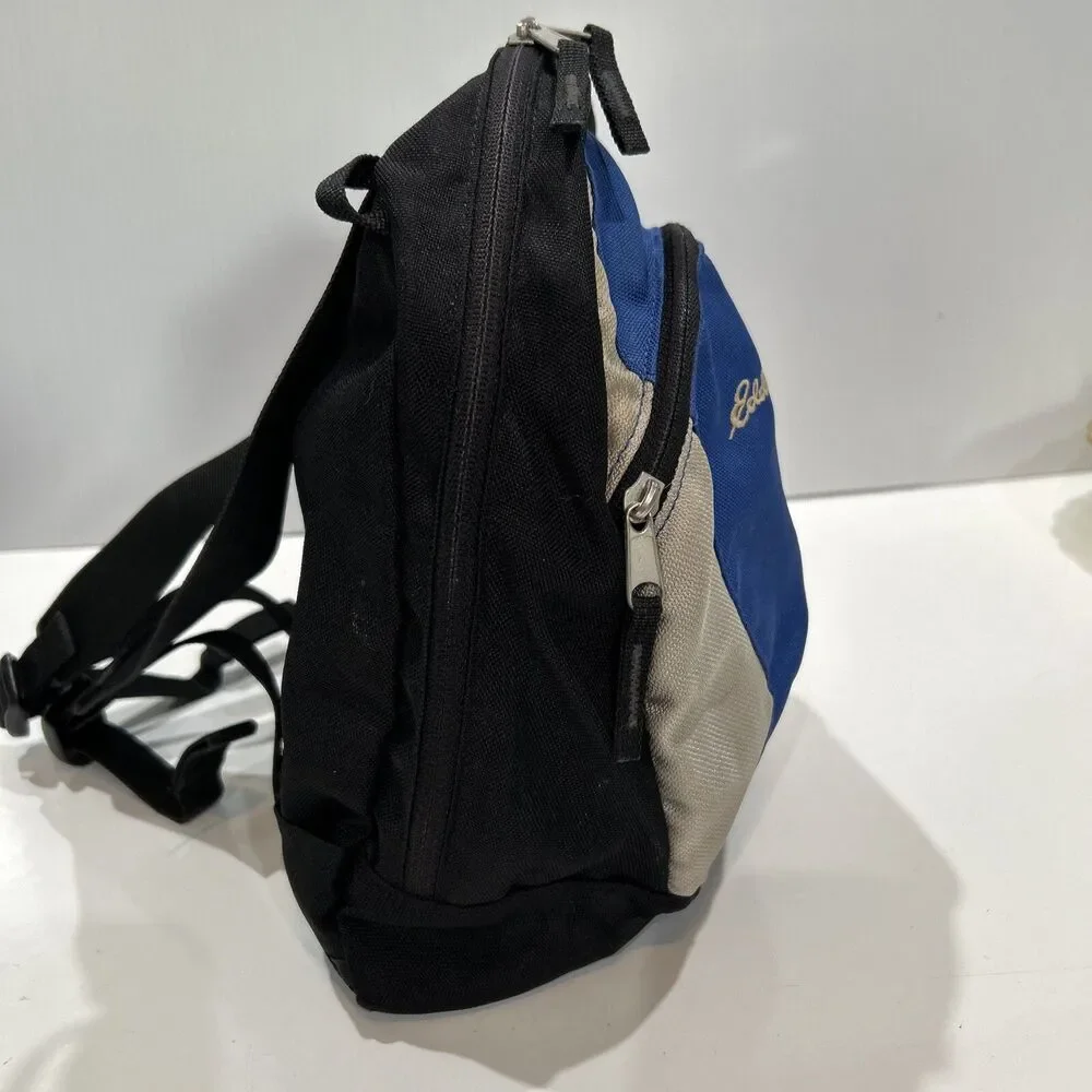 Vintage Eddie Bauer Mini Nylon Small Backpack Rucksack Hiking Bag